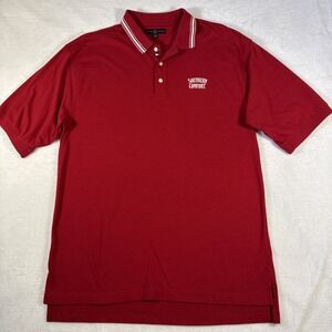 Tommy Hilfiger Golf Men's XXL Red Performance Polo Southern Comfort Embroidered